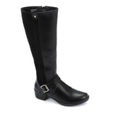 XO - Leather Boot -  Black