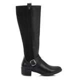 XO - Leather Boot -  Black