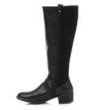 XO - Leather Boot -  Black