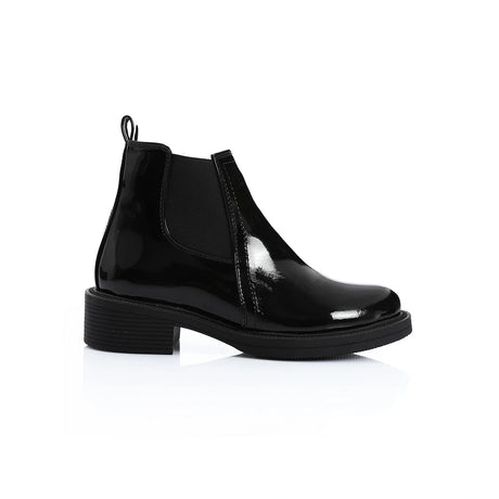 XO - Leather Ankle Boot Black