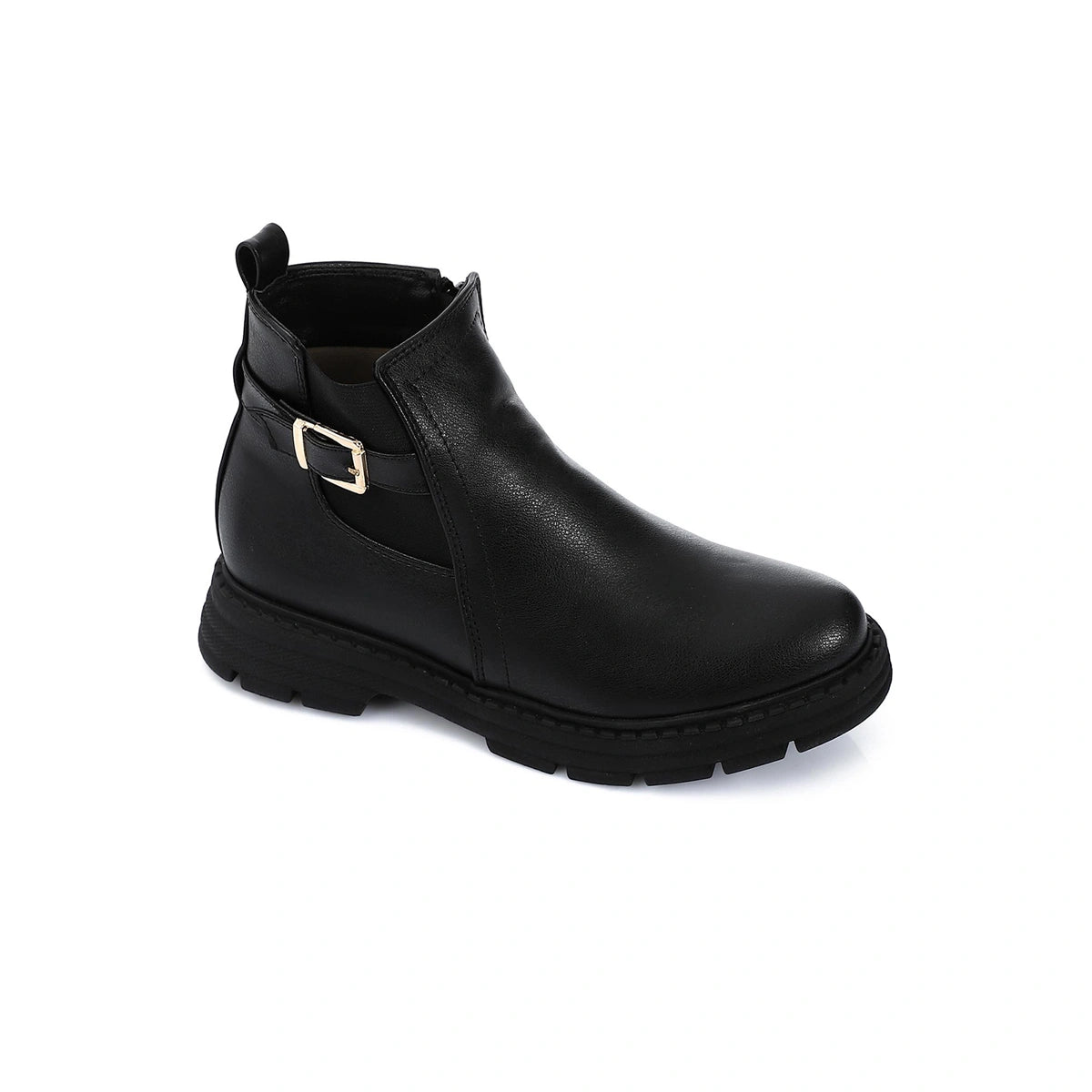 XO - Leather Ankle Boot Black