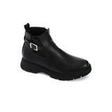 XO - Leather Ankle Boot Black