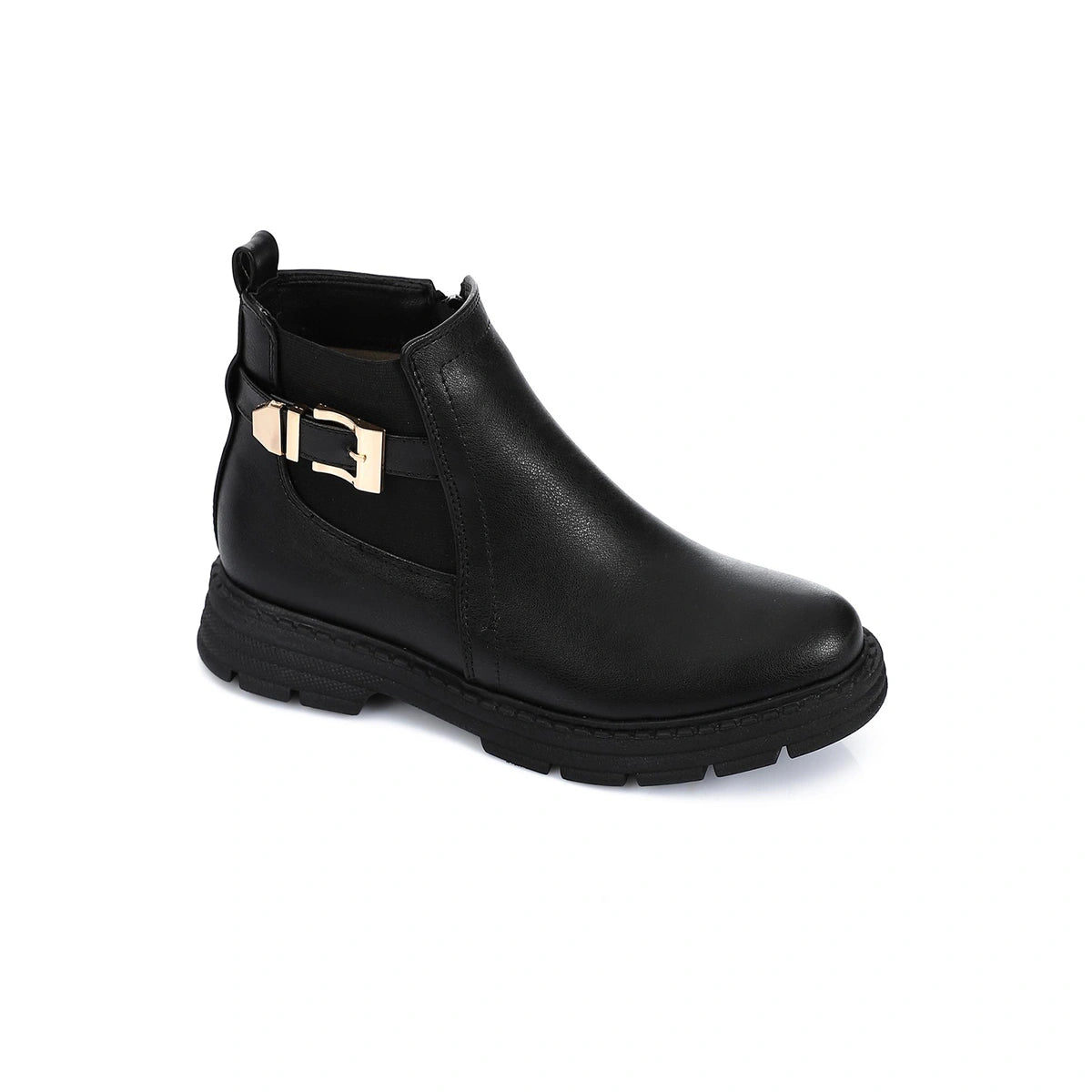 XO - Leather Ankle Boot Black