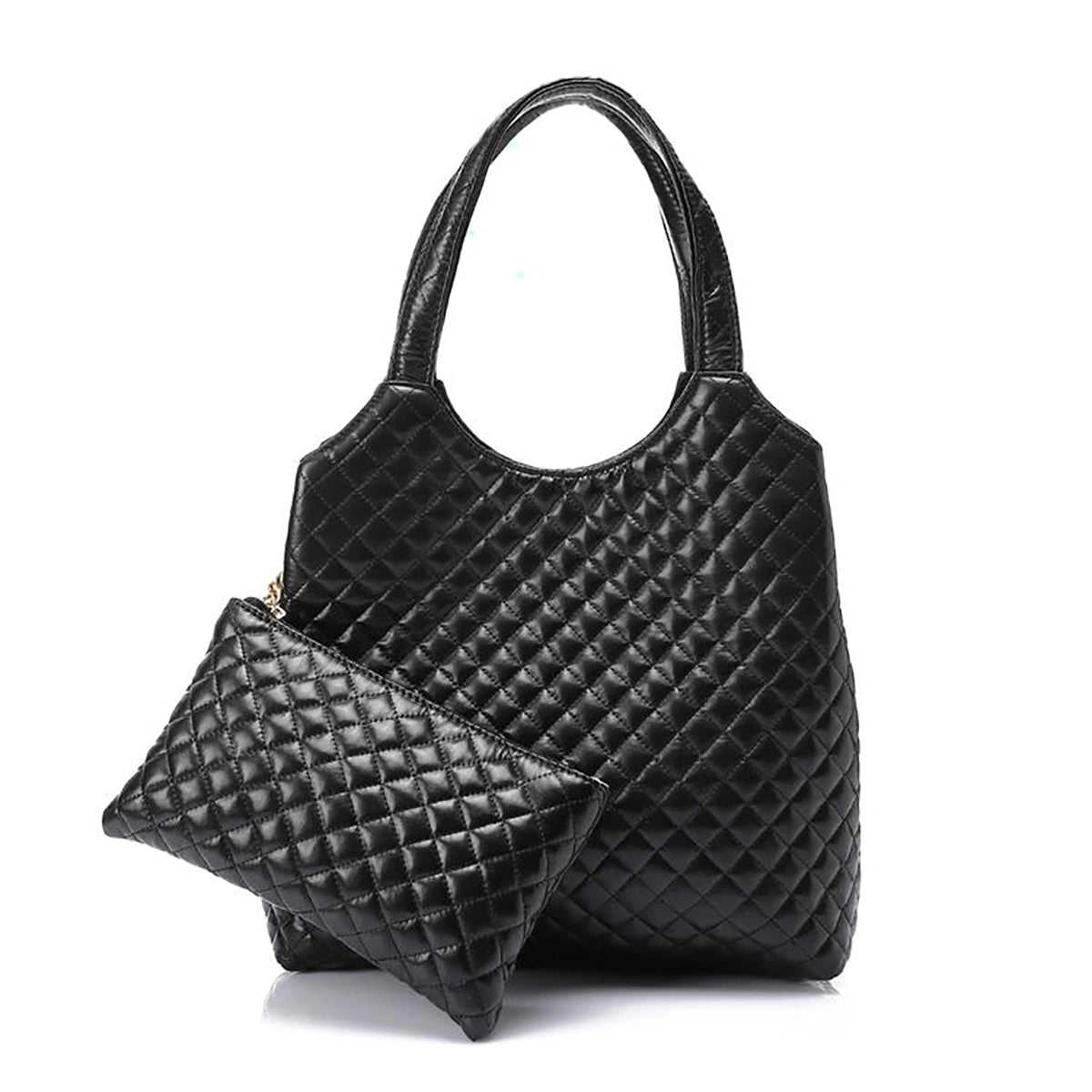 Mr Joe -    Quilted Tote Bag with Pouch