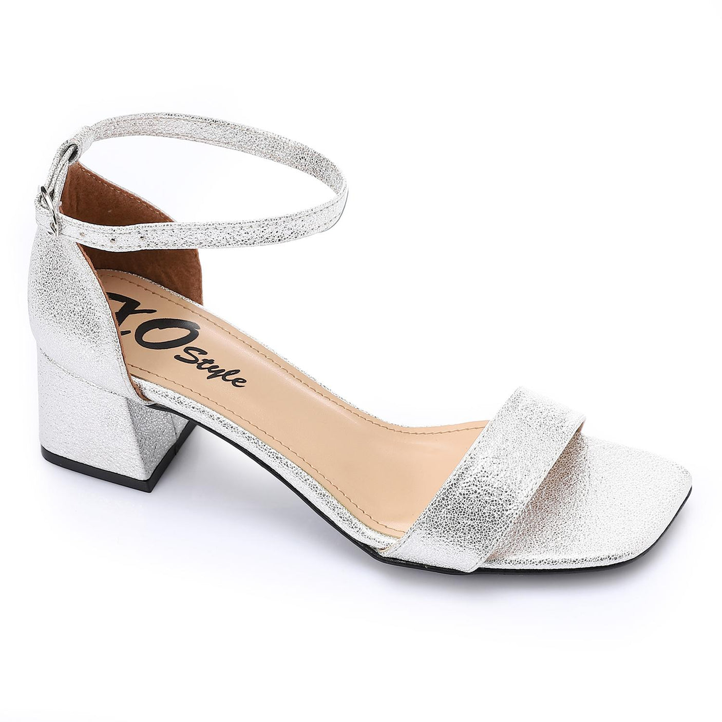 XO - French Lacquer Leather Peep Toe High Heel Sandals