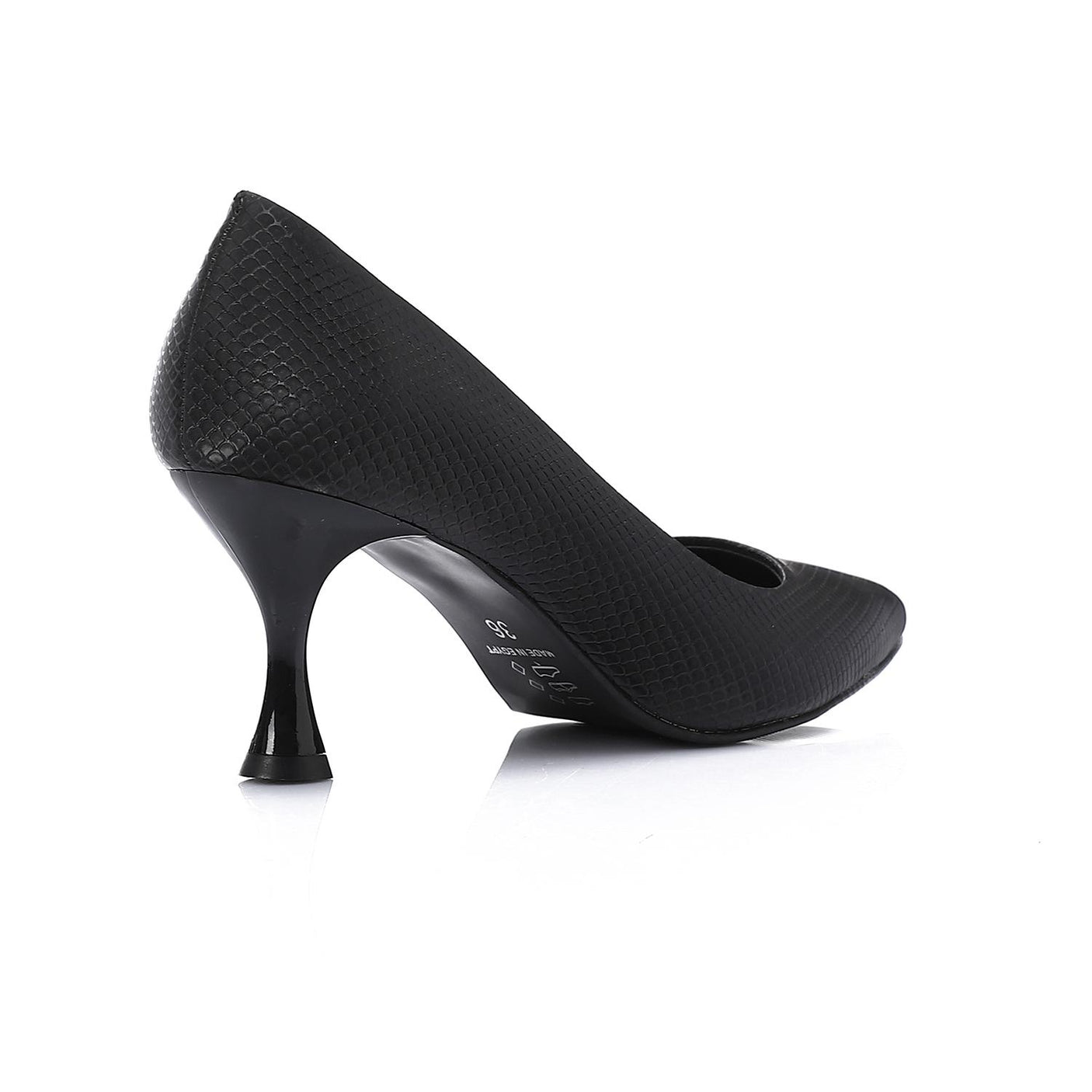 XO - Elegant  Women's Heeled Shoes with Pointed Toe and Stylish  Heel
