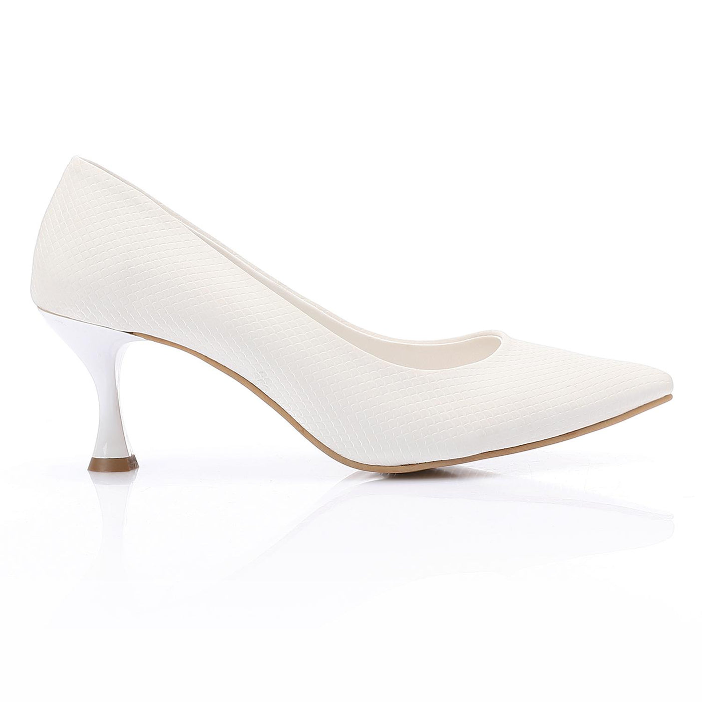 XO - Elegant  Women's Heeled Shoes with Pointed Toe and Stylish  Heel