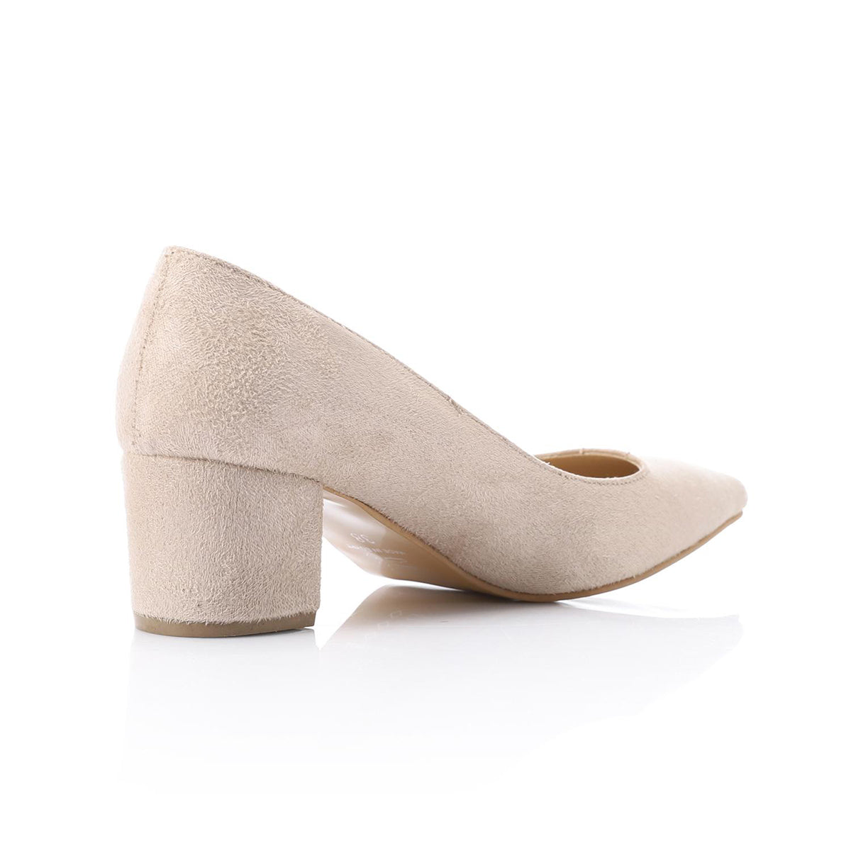 XO -  Women - 's High Heel Mule Sandals – Elegant Pointed Toe, Suede Leather Texture