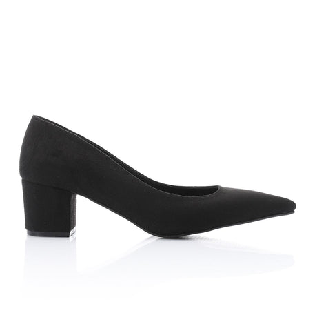 XO -  Women - 's High Heel Mule Sandals – Elegant Pointed Toe, Suede Leather Texture