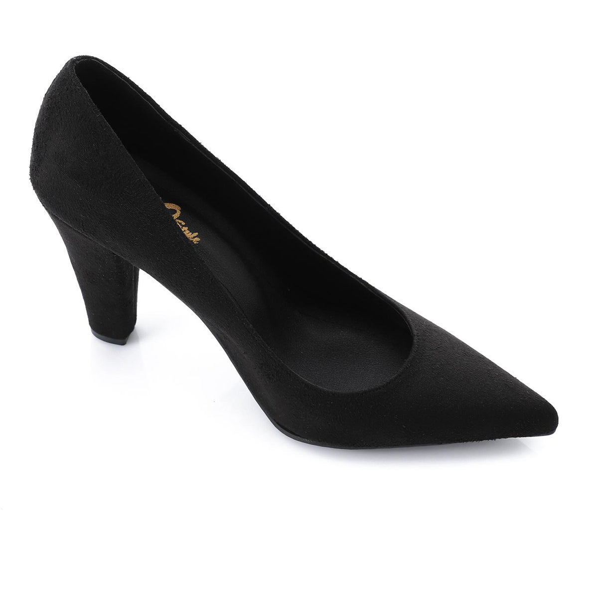 XO -  Women - 's High Heel Mule Sandals – Elegant Pointed Toe, Suede Leather Texture 9CM