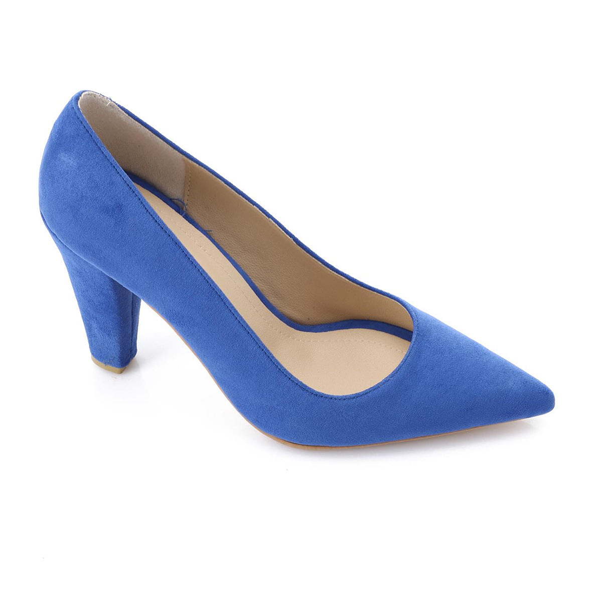XO -  Women - 's High Heel Mule Sandals – Elegant Pointed Toe, Suede Leather Texture 9CM