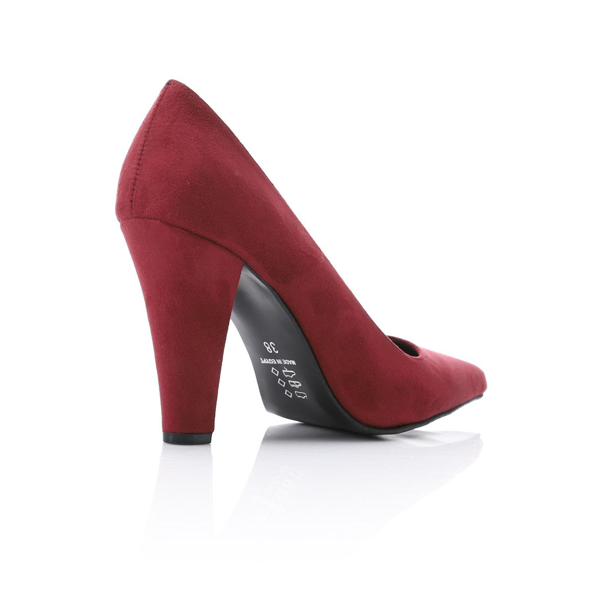 XO -  Women - 's High Heel Mule Sandals – Elegant Pointed Toe, Suede Leather Texture 9CM