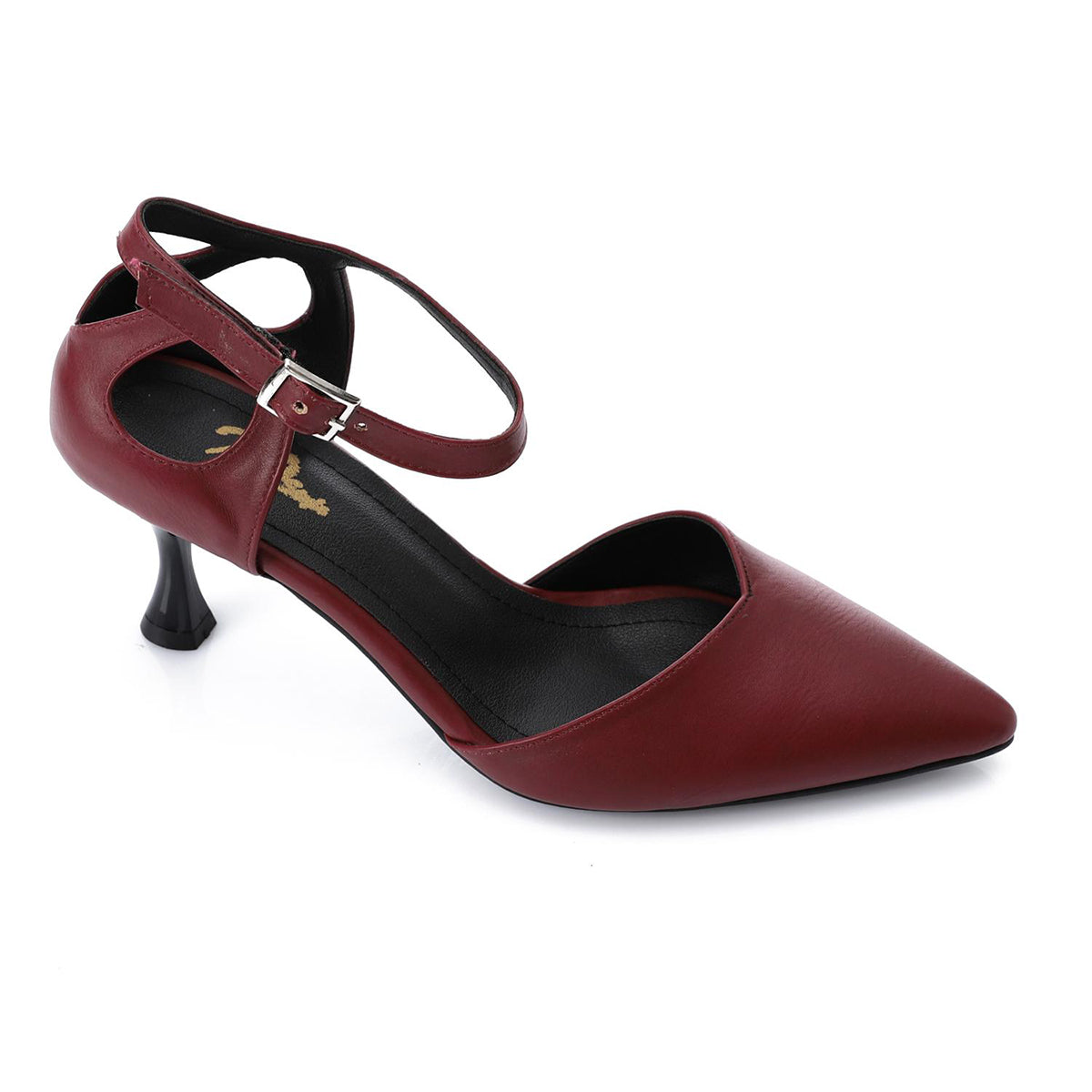 XO -  Women - 's High Heel Mule Sandals – Elegant Pointed Toe, Faux Leather Texture