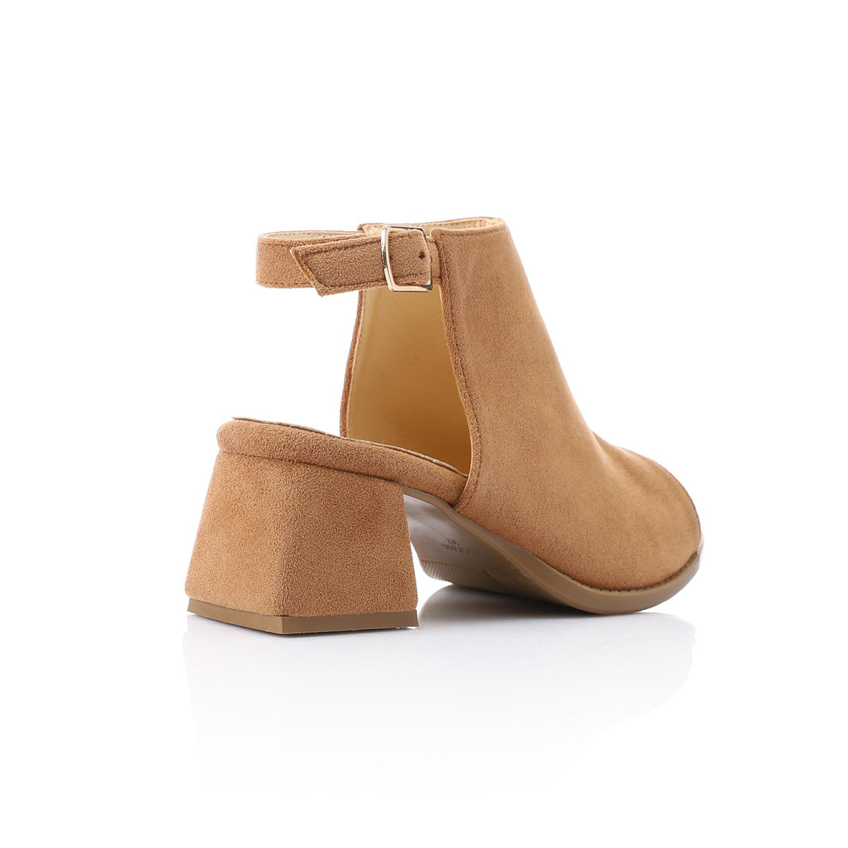 XO -  Women - 's High Heel Mule Sandals – Elegant Pointed Toe, Faux Leather Texture 3CM