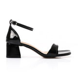 XO- Women Sandal With Heels High Quality Materials 3 cm, Faux Leather Texture