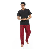 Red Circle - v neck pajama with pants for - Men