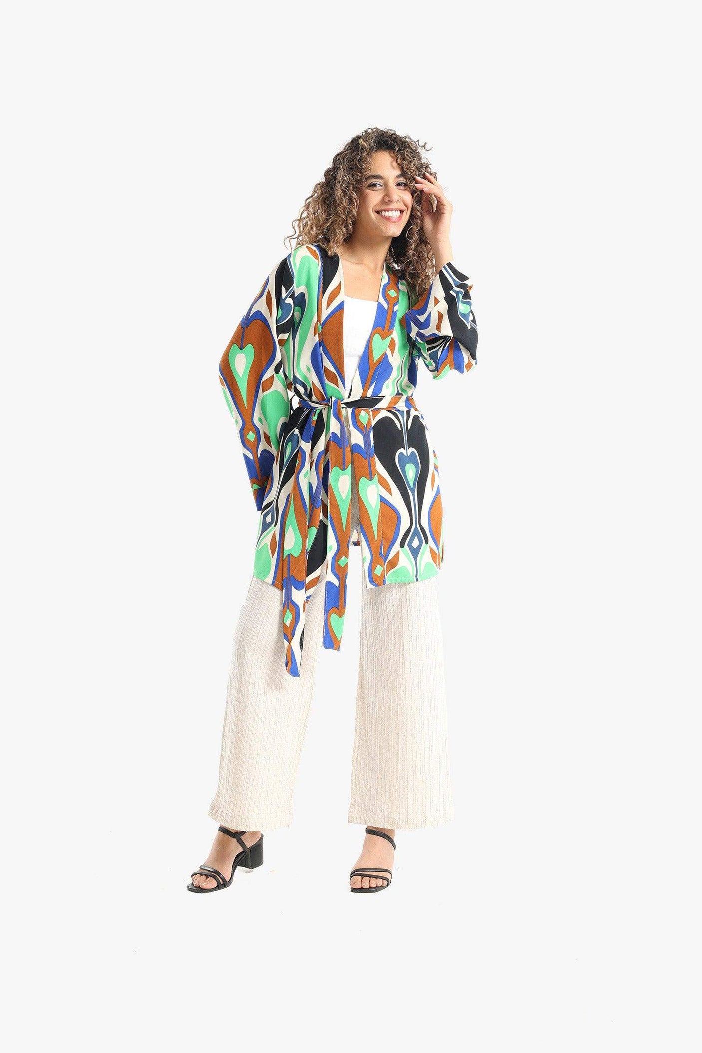 Carina -  Heart Colored Voile Kimono