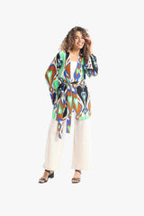 Carina -  Heart Colored Voile Kimono