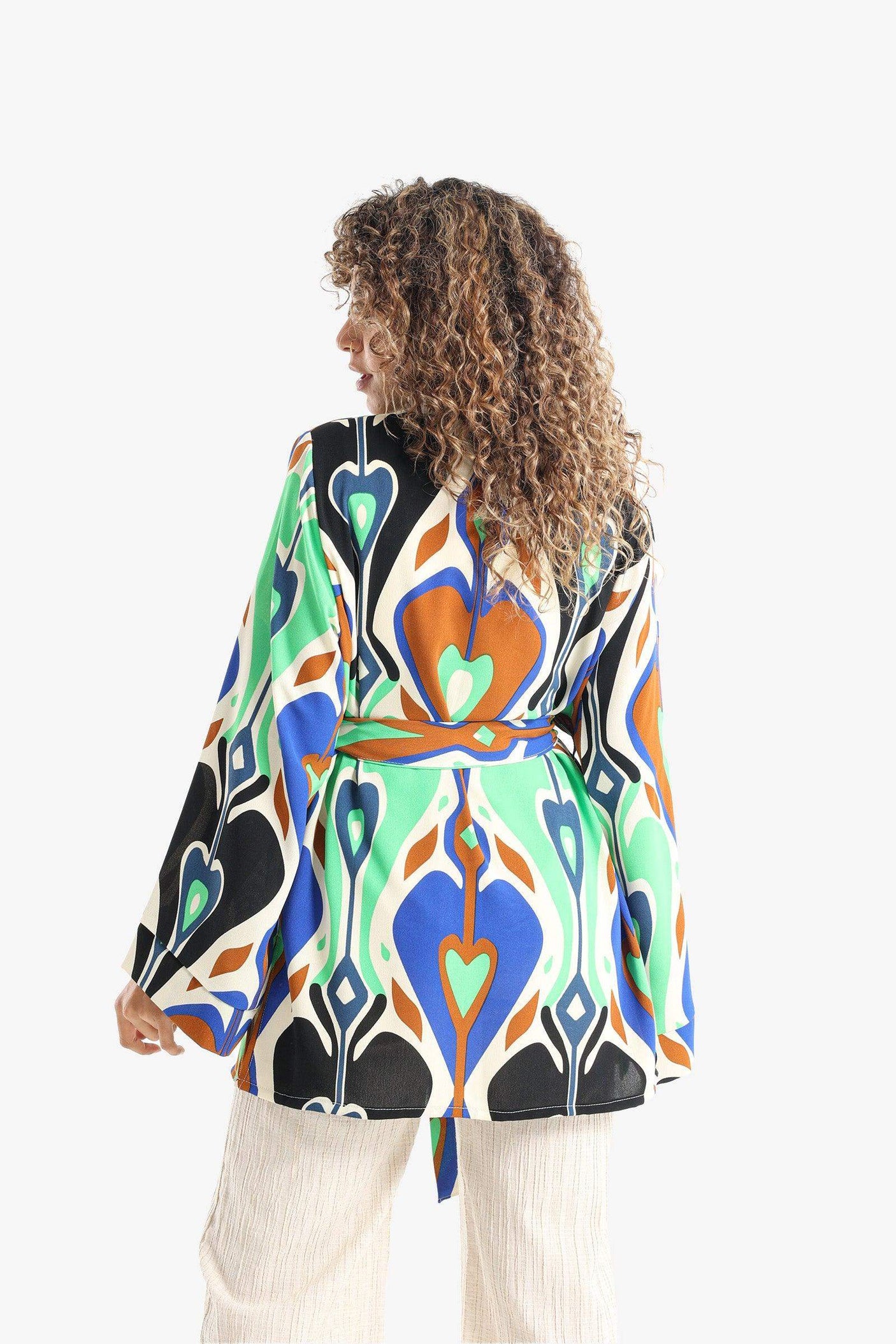 Carina -  Heart Colored Voile Kimono