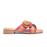 v branda - Floral Slipper - women