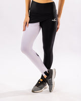 Half Black Half White Leggings