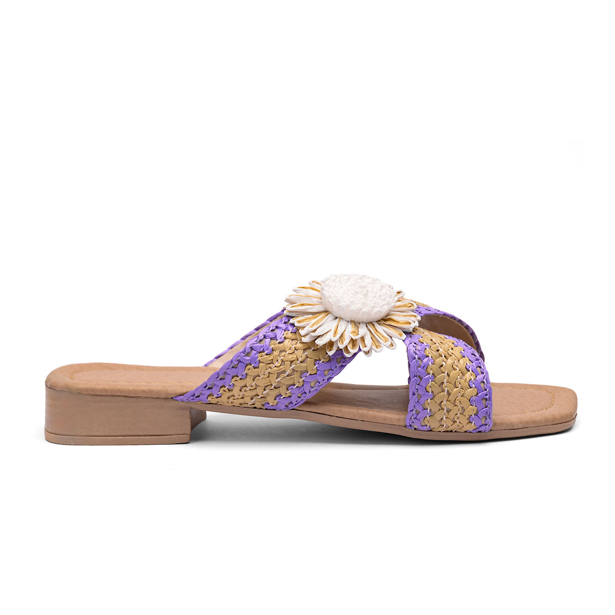 v branda - Floral Slipper - women