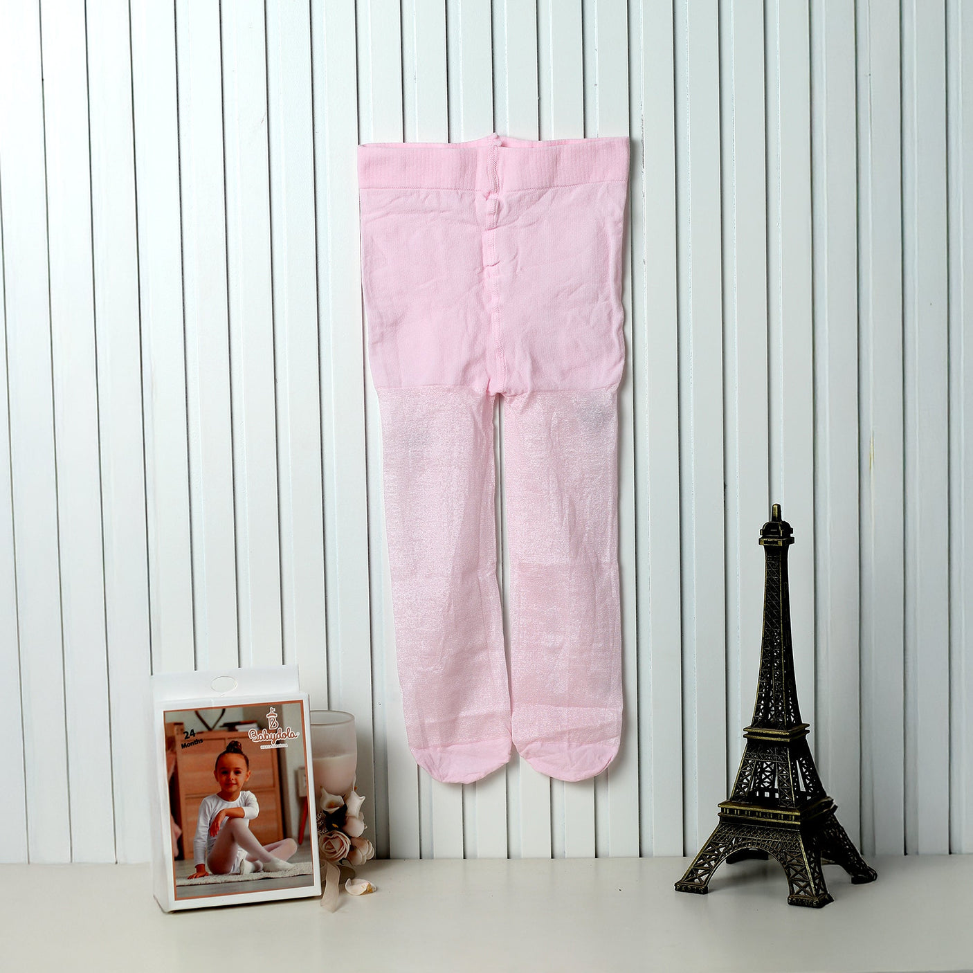 Teddybear - Girls Footless Ballerina Tights Pink