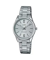 CASIO Watch for Women LTP-V005D-7BUDF Analog Metal White