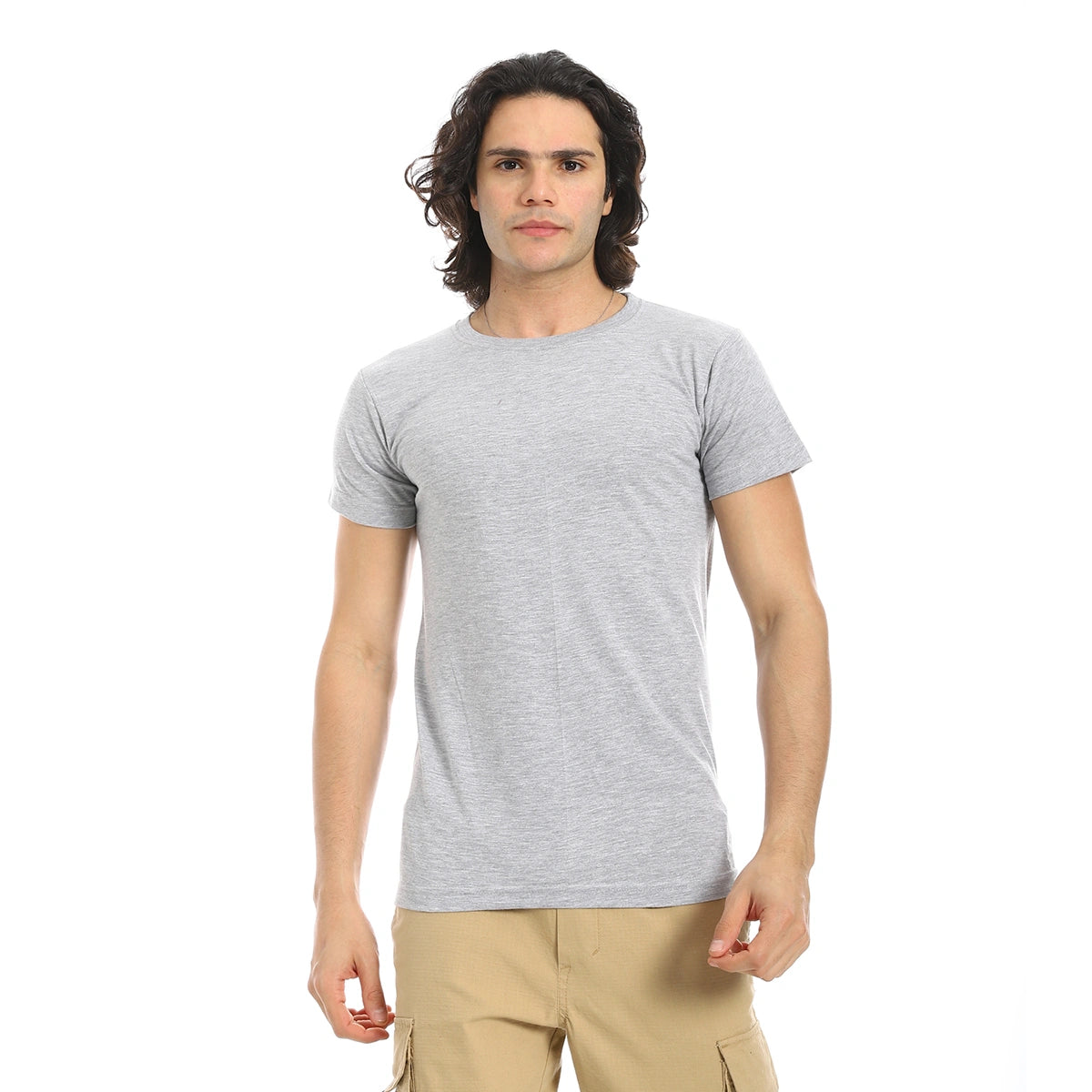 Red Circle - Basic Round T-shirt for - Men