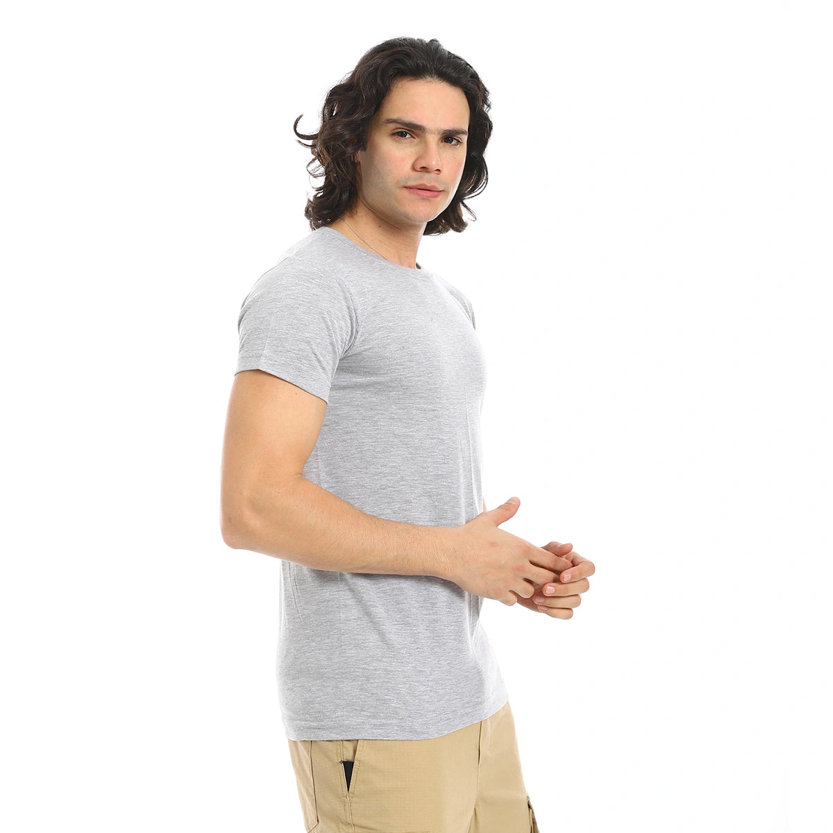 Red Circle - Basic Round T-shirt for - Men
