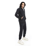 Red Circle - Summer Melton Winter  Zipper Hooded Sweatshirt for - Men