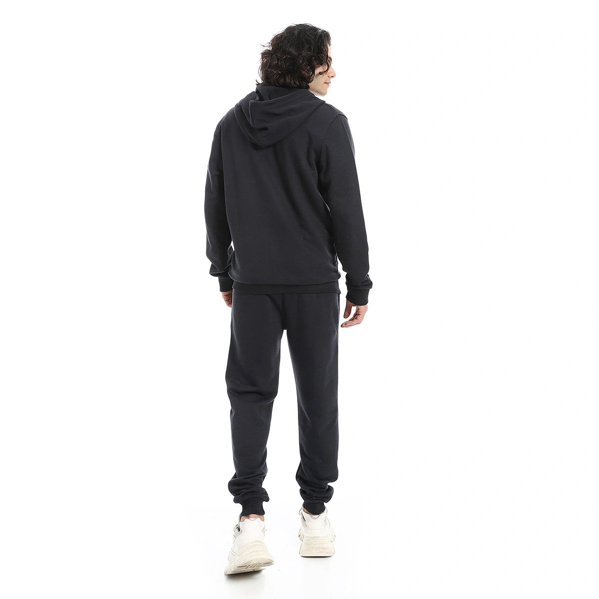 Red Circle - Summer Melton Winter  Zipper Hooded Sweatshirt for - Men