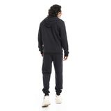 Red Circle - Summer Melton Winter  Zipper Hooded Sweatshirt for - Men