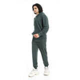 Red Circle - Summer Melton Winter  Zipper Hooded Sweatshirt for - Men