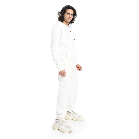 Red Circle - Summer Melton Winter  Zipper Hooded Sweatshirt for - Men