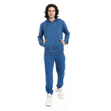 Red Circle - Summer Melton Winter  Zipper Hooded Sweatshirt for - Men