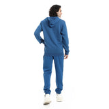 Red Circle - Summer Melton Winter  Zipper Hooded Sweatshirt for - Men