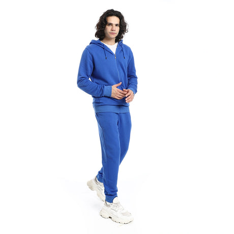 Red Circle - Summer Melton Winter  Zipper Hooded Sweatshirt for - Men