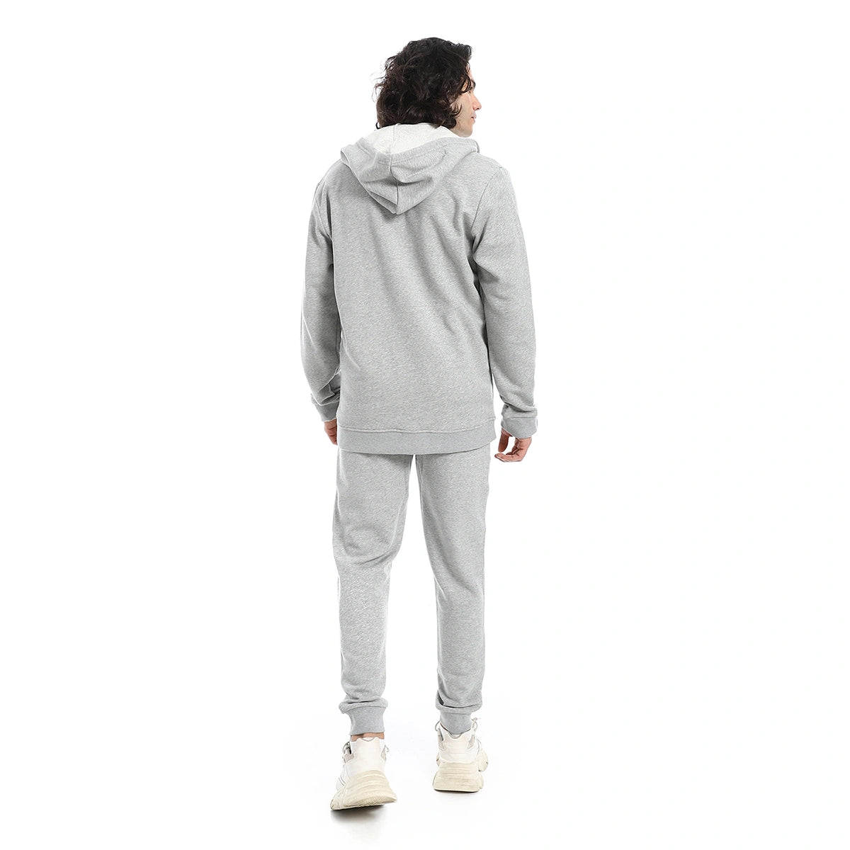 Red Circle - Summer Melton Winter  Zipper Hooded Sweatshirt for - Men