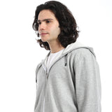 Red Circle - Summer Melton Winter  Zipper Hooded Sweatshirt for - Men