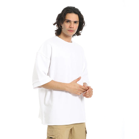 Red Circle -  oversized T-shirt, half sleeve, Derby bracelet for - Men