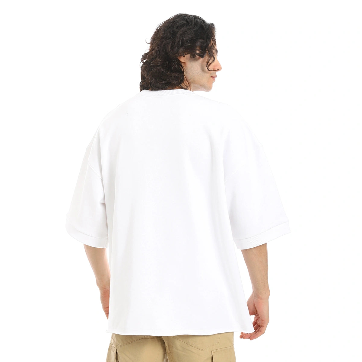 Red Circle -  oversized T-shirt, half sleeve, Derby bracelet for - Men