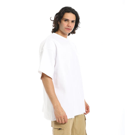 Red Circle - Oversized T-shirt, round neck, on the eagle, Orly for - Men