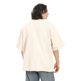 Red Circle - Oversized T-shirt, round neck, on the eagle, Orly for - Men