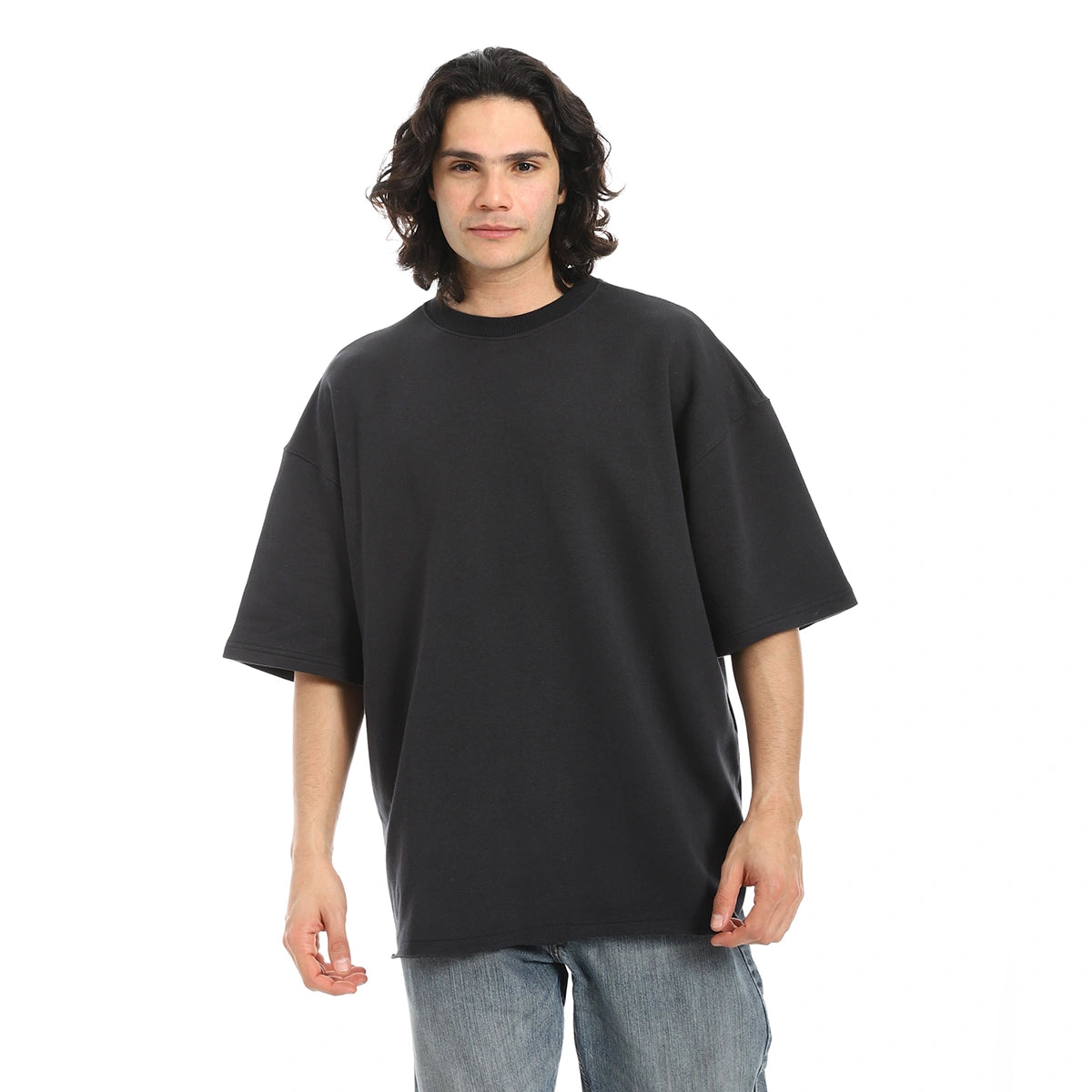Red Circle - Oversized T-shirt, round neck, on the eagle, Orly for - Men