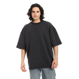 Red Circle - Oversized T-shirt, round neck, on the eagle, Orly for - Men