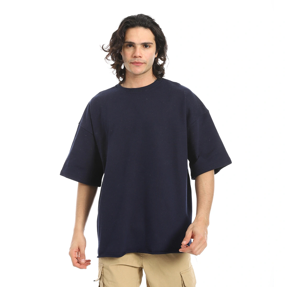 Red Circle - Oversized T-shirt, round neck, on the eagle, Orly for - Men