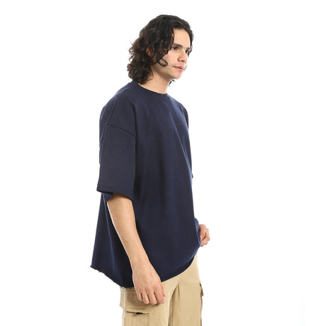 Red Circle - Oversized T-shirt, round neck, on the eagle, Orly for - Men