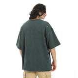 Red Circle - Oversized T-shirt, round neck, on the eagle, Orly for - Men