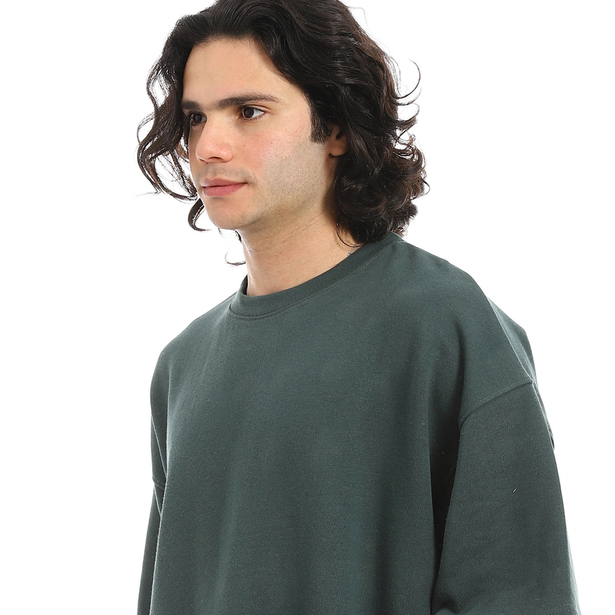 Red Circle - Oversized T-shirt, round neck, on the eagle, Orly for - Men